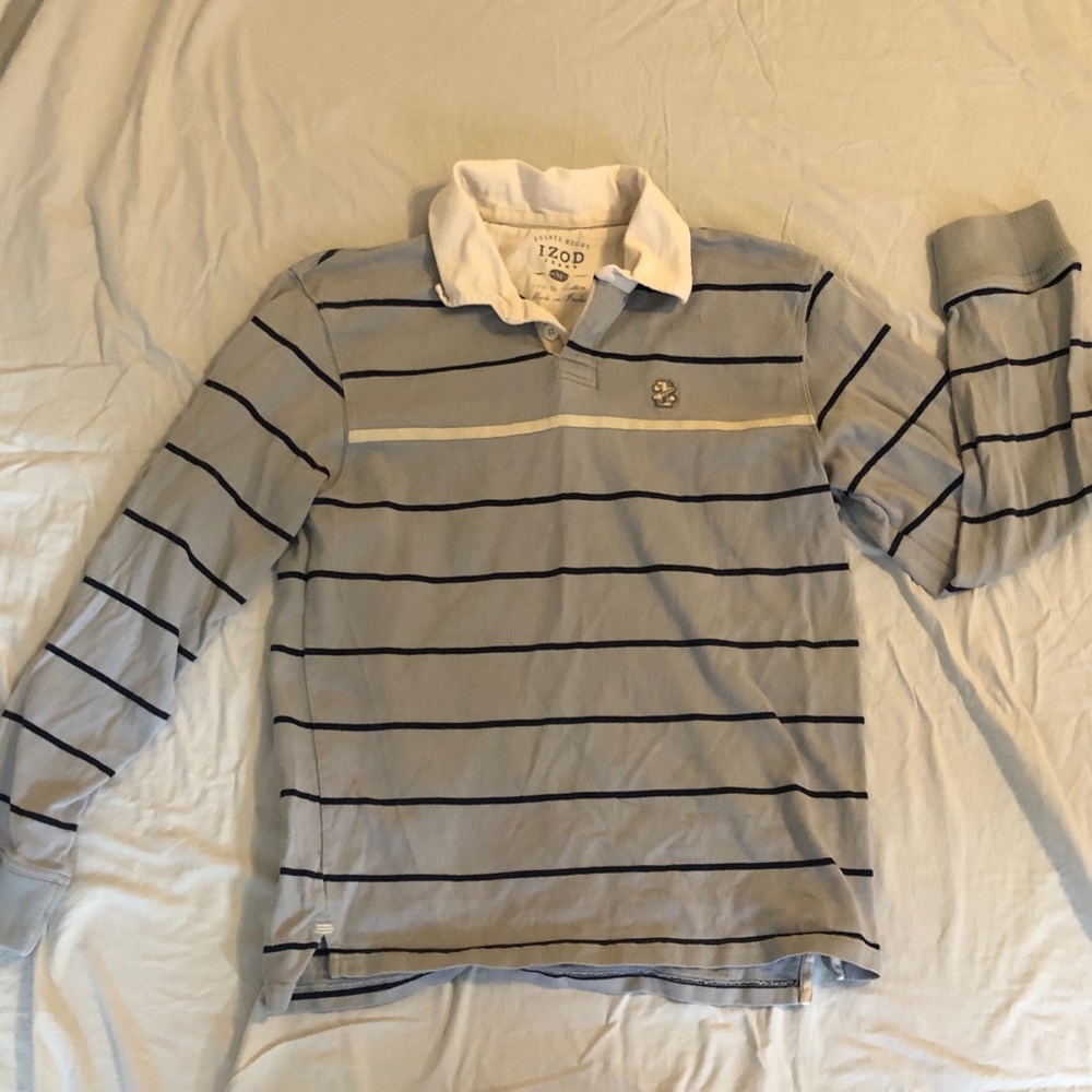 Izod Rugby Long Sleeve Retro Shirt